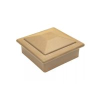 Крышка верхняя ПВХ для столба 125х125 Орех