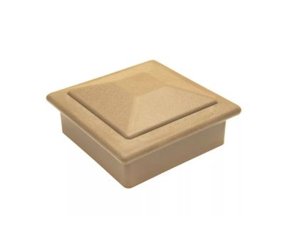 Крышка верхняя ПВХ для столба 125х125 Орех от производителя  Deckart (Россия) по цене 295 р