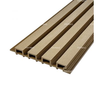 Доска Фасадная из ДПК Nika Рейка Орех от производителя  Faynag по цене 800 р