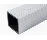 Столб опорный ДПК Белый