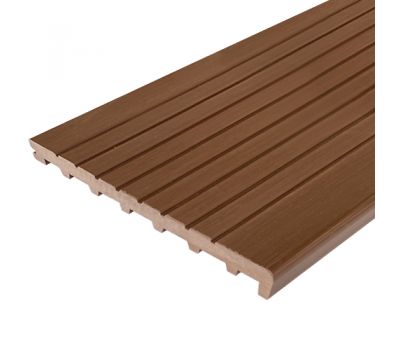 Ступень из ДПК Latitudo Step-320 Полнотелая Каштан от производителя  Latitudo по цене 2 916 р