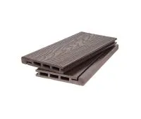 Доска для обрамления террас по периметру из ДПК 3D WOOD Тёмно - коричневый