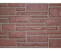 Цокольный сайдинг Hand-Cut Stone (Дворцовый Камень) MOUNTAIN RED (Красный камень)