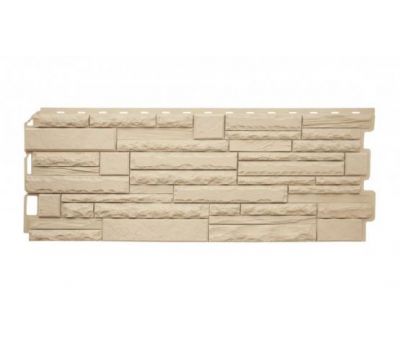 Фасадные панели Скалистый камень ЭКО Песчаный от производителя  Альта-профиль по цене 496 р