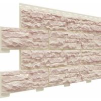 Цокольный сайдинг коллекция Скалистый риф люкс - Жемчуг Цокольный сайдинг коллекция Скалистый риф люкс - Жемчуг