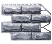 Фасадные панели (цокольный сайдинг) Блок - Светло-серый