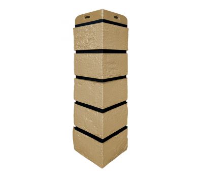 Угол Премиум состаренный кирпич Песочный (шов RAL 9005) от производителя  Grand Line по цене 686 р