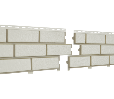 Фасадная панель Стоун Хаус - Кирпич с декорированным швом Белый от производителя Ю-Пласт по цене 775 р Фасадная панель Стоун Хаус - Кирпич с декорированным швом Белый от производителя Ю-Пласт по цене 775 р