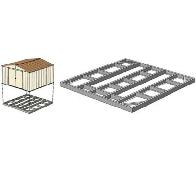 Основание-фундамент для металлического сарая 3x2 м от производителя  Barnas по цене 5 529 р