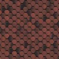 Гибкая черепица однослойная Финская, коллекция Соната – Красный Гибкая черепица однослойная Финская, коллекция Соната – Красный