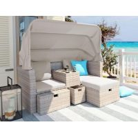 Комплект мебели плетеной из иск. ротанга AFM-330 Beige Комплект мебели плетеной из иск. ротанга AFM-330 Beige