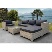 Комплект мебели плетеной из иск. ротанга YR821G Grey/Grey Комплект мебели плетеной из иск. ротанга YR821G Grey/Grey