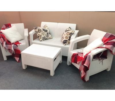Диван и кресла Terrace Set Белый от производителя  Мебель Yalta по цене 23 500 р