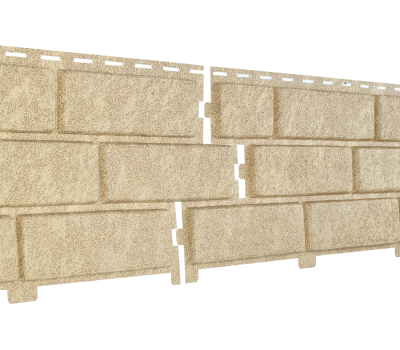 Фасадная панель Стоун Хаус - Кирпич Песочный от производителя  Ю-Пласт по цене 478 р