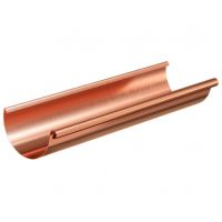 Водосточный желоб Медь 3.00м 125/90 Водосточный желоб Медь 3.00м 125/90