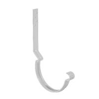 Крюк крепления желоба длинный модернизированный RAL 9003 Белый 125/90 Крюк крепления желоба длинный модернизированный RAL 9003 Белый 125/90