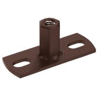Держатель для хомута под метиза RAL 8017 Коричневый matt 125/90 Держатель для хомута под метиза RAL 8017 Коричневый matt 125/90