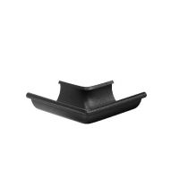 Угол желоба, наружный 90° RAL 9005 Чёрный 125/90 Угол желоба, наружный 90° RAL 9005 Чёрный 125/90