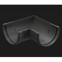 Угол желоба универсал 90˚ Premium Графит Угол желоба универсал 90˚ Premium Графит